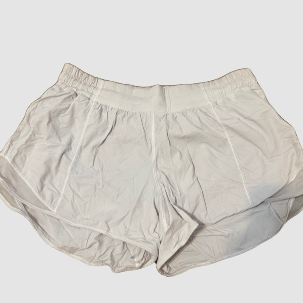 Lululemon Athletica White Athletic Shorts